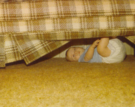 under the couch