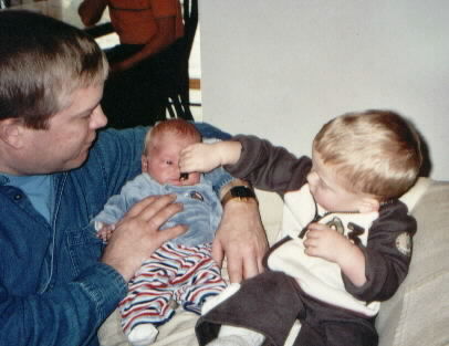 My dad, Zakary, and my nephew Christopher