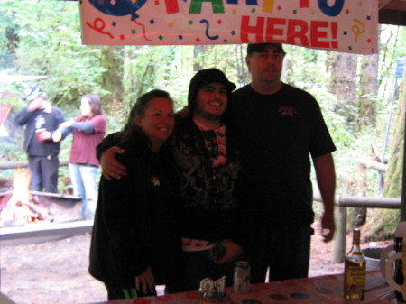 Cory, I with his dad  Terry Hinzman