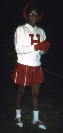 Rhonda, Hampton High Scool Cheerleader in 1972!
