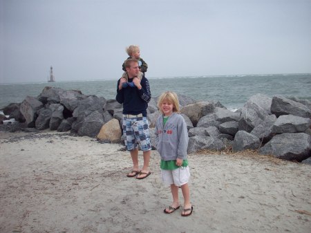 My boys at Folly Beach S.C. - 2008
