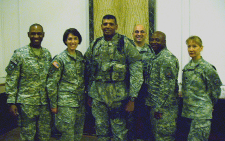 Group Photo With BG Vince Brooks in Iraq