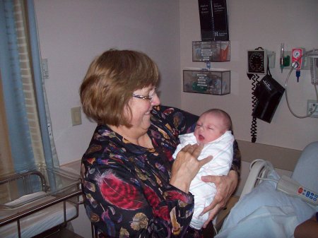 Lynda Ketcham's album, grandma with Lilly 