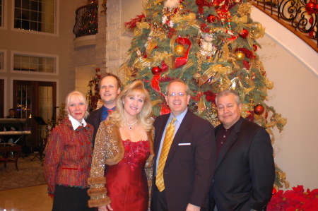 DONNA AND GUESTS AT VILLA ROBLES CHRISTMAS PARTY 2006