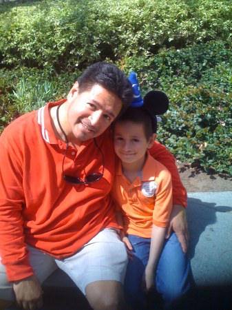 Me and son Logan at Disneyland April-2008