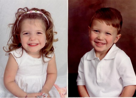 Kaitlyn and Michael (twins) Age 3