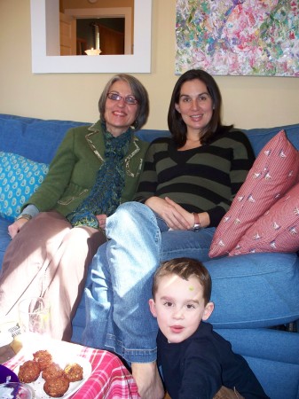 Karen, Kate, and James (Daughter and grandson)