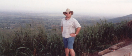 Overlooking a savana in West Africa