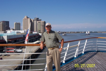 My dad in New Orleans
