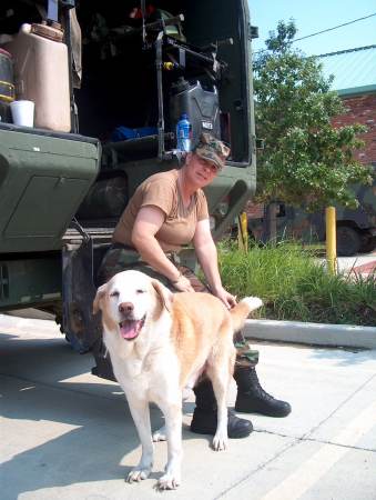 Battalions adopted pooch named Hooch