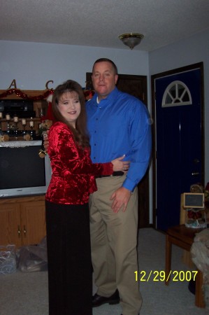 My Husband and I...Christmas 2007