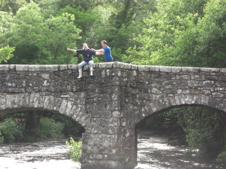 Katie & Dylan on Fingle Bridge