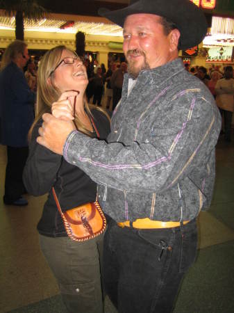 kicking it on Fremont Street