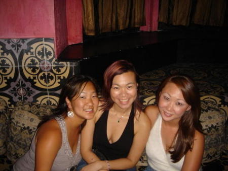 Girls at Spider Club, Hollywood, CA