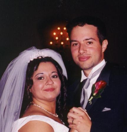 My son's wedding, October 2001