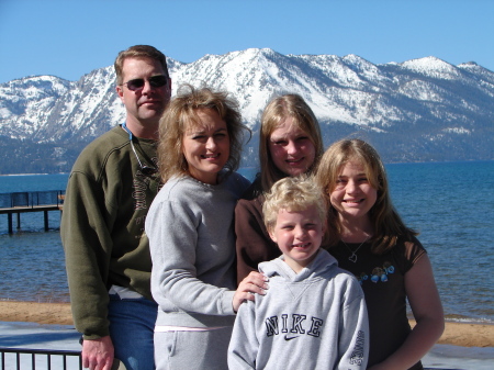 The Hansen's at Lake Tahoe