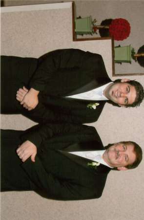 Randy and myself at his wedding