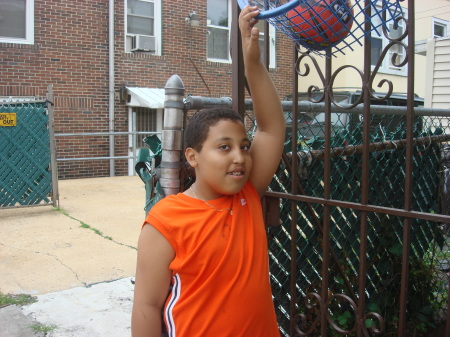 My 10 yr. old son Nicholas & his favorite sport