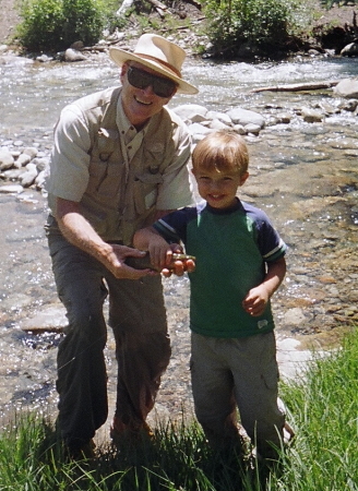 Grandpa and my boy