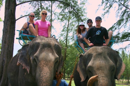 Riding Elephants in Thailand