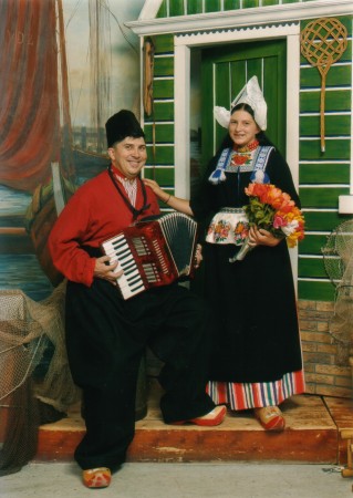 In Holland wearing traditional clothes
