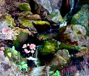 'Nature's Jewels'  Original Pastel by Lela 'Dix' Morris