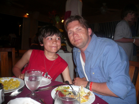 Josh & Dad in Mexico
