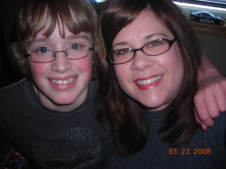 Me and youngest son (step-son) 2008