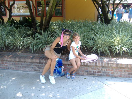 Tracy and Karly in Disney 8/2007