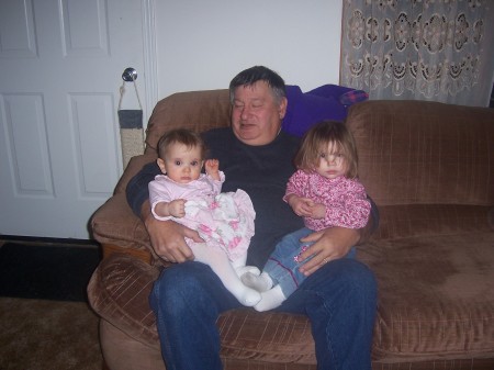 the girls with grandpa morrison