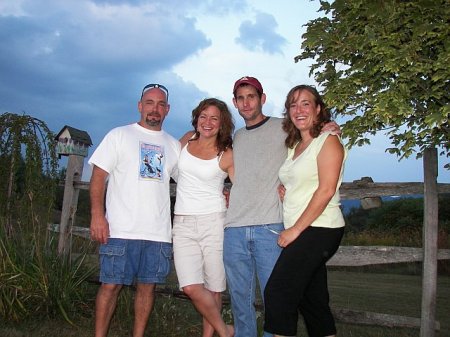 My cousins, David and Matt, and my sister, Deb.