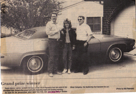 Shelia Nelson wins car on Prom night