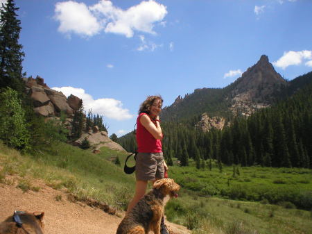 in the Mtns with AiredaleTerriers