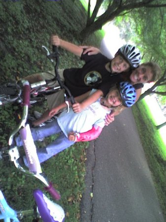 Blake, Skylar and I on a bikeride