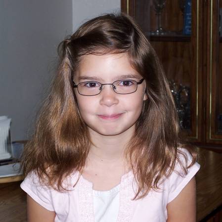 Emma first day of 5th grade, August 2007