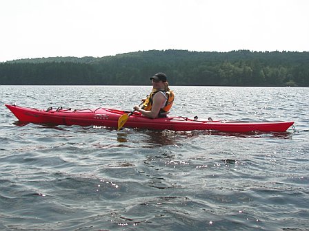 Me and my Necky 14' on the lake.