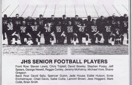 JHS Golden Hurricane Senior Players - Fall 1988