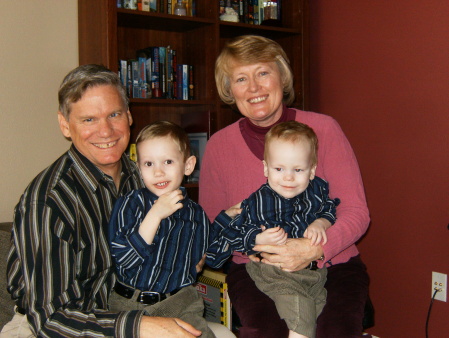 April 2008 with the grandkids