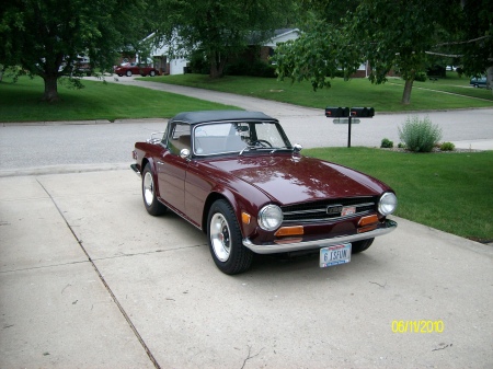 Jim's 1971 Triumph TR6 Convertible