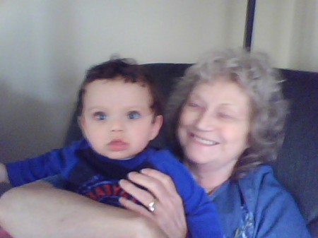 My Mom and grandson Dominick