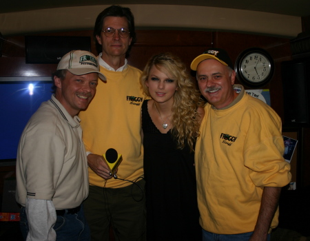 Dave, my morning guy on Froggy Jimmy Roach, Taylor Swift and my boss Frank