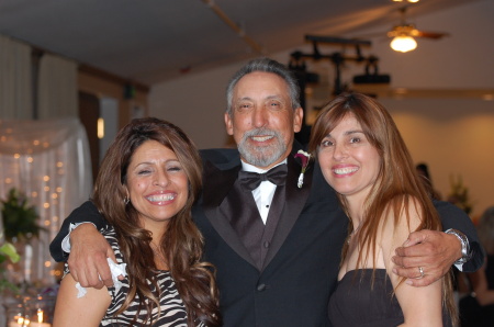 me on the left with my god-father and sister