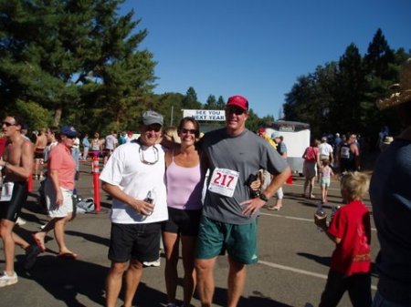 Annette, Barry and I at  LOP Triathlon