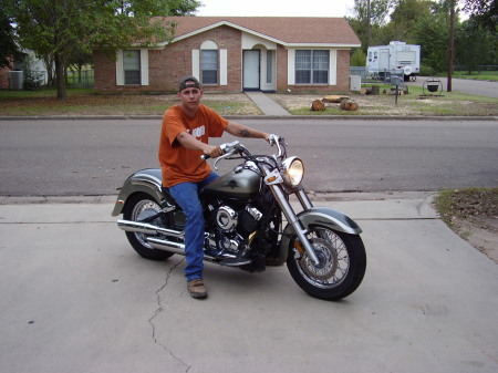 Shawn and his bike