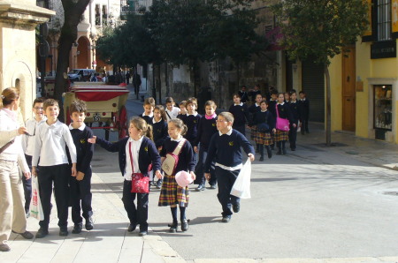 kids in Mallorca, Spain