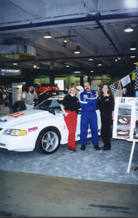 IMSA Race car, show girls and me!