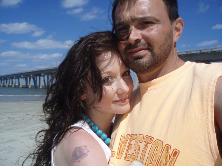 aww us on beach 2008