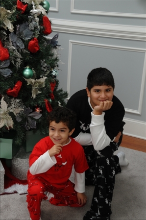 Justine Broderick's album, Grandsons X-mas 2010