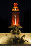 UT Tower after the Rose Bowl victory
