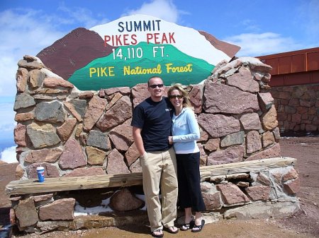 bill & debbie pikes peak - august 2006